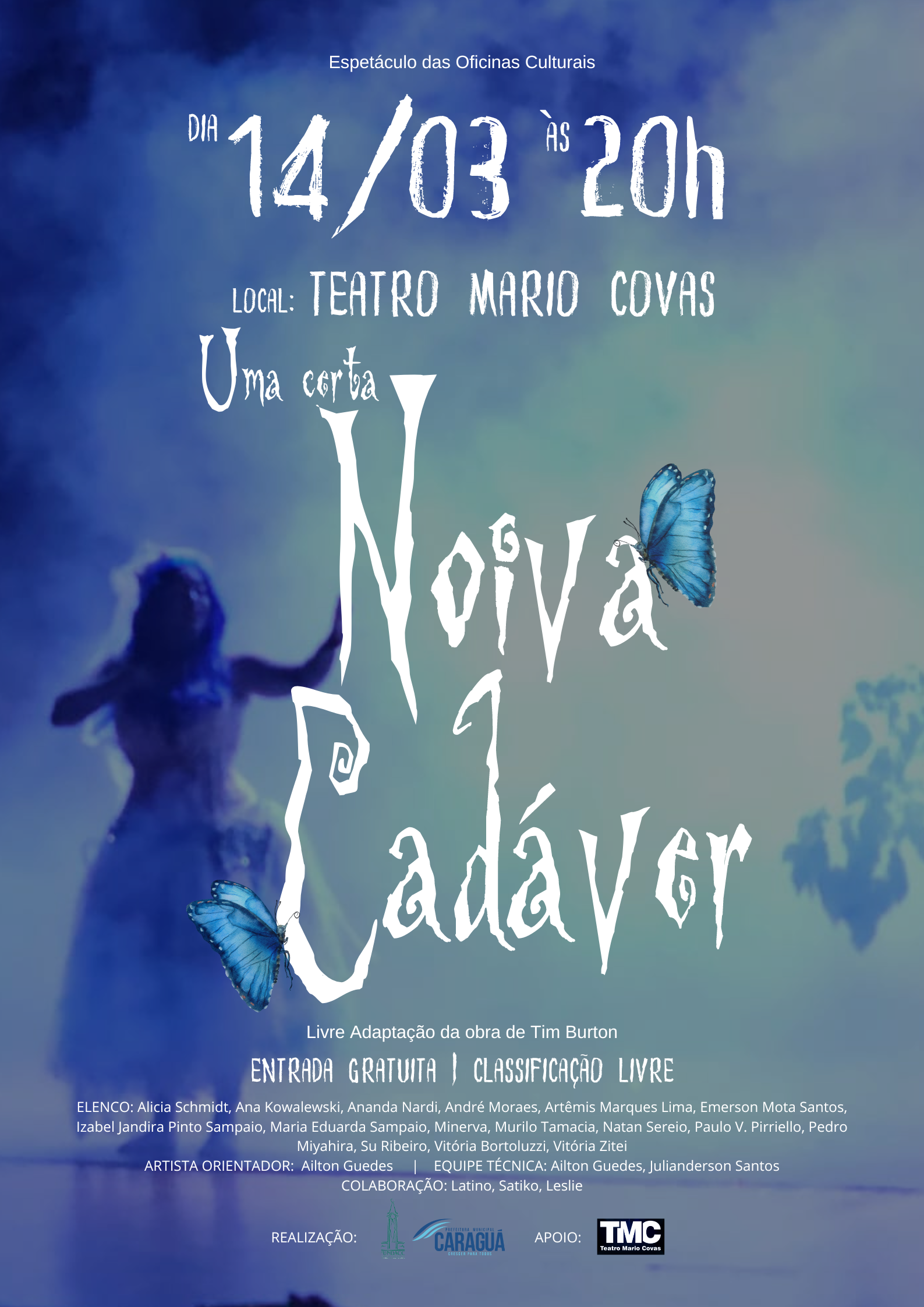 “Uma certa noiva cadáver” retorna ao TMC – FUNDACC